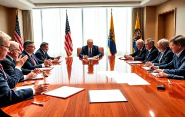 trump annulla lattacco in venezuela e si incontra con i leader dellindustria petrolifera 1767962278 364x230