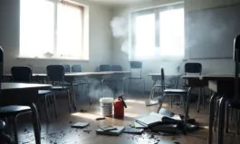aggressione e incendio in una scuola di krasnoyarsk arrestata una ragazza di 14 anni 1770259017 265x160