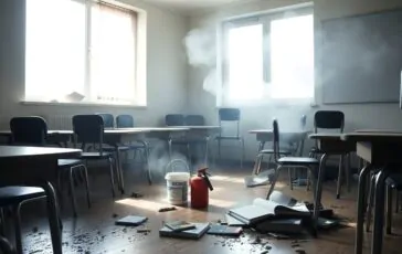 aggressione e incendio in una scuola di krasnoyarsk arrestata una ragazza di 14 anni 1770259017 364x230