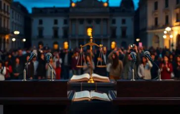 confronto pubblico tra nordio e conte politica e magistratura al centro 1772090929 364x230