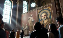 controversia sullaffresco del volto di meloni nella basilica di san lorenzo tutti i dettagli 1769911604 265x160