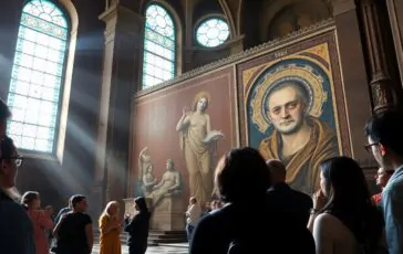 controversia sullaffresco del volto di meloni nella basilica di san lorenzo tutti i dettagli 1769911604 364x230