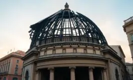 crollo della cupola al teatro sannazaro fiamme in via chiaia a napoli 1771316381 265x160
