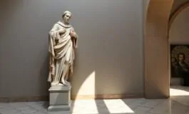 fnm espone il santo barbuto con libro dopo il restauro un ponte tra duomo e citta 1770984422 265x160