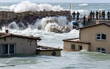 porto recanati sotto attacco delle mareggiate allagamenti e danni strutturali 1770253926 364x230