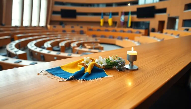 quarto anniversario dellinvasione zelensky parla al parlamento europeo e solleva questioni politiche e finanziarie 1771876681 768x439