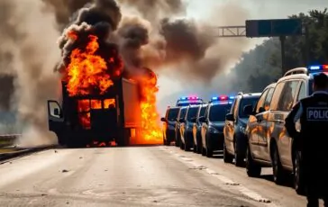 rapina violenta a furgone portavalori in puglia tutti i dettagli dellincidente 1770672893 364x230