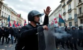 torino arresto di angelo simionato per violenza durante la manifestazione 1770029580 265x160