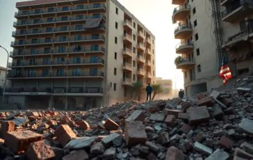 attacchi in libano distrutto un palazzo a baalbek e danneggiato un hotel a hazmieh 1772596918 364x230
