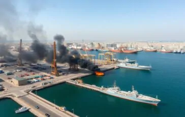 attacco a bahrain incendio al porto che ospita la quinta flotta degli usa 1772404578 364x230