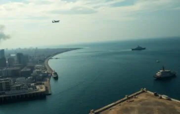 escalation regionale raid su teheran intercettazioni nei cieli del golfo e lo stretto di hormuz sotto osservazione 1772781078 364x230