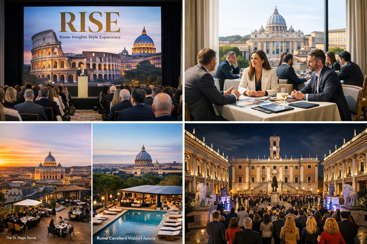 Roma, il RISE la consacra Capitale del turismo di lusso internazionale