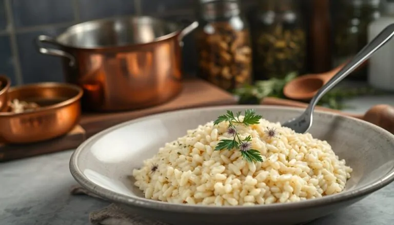 risotto alle erbe di campo con brodo di ossa tecnica e territorio 1772483838 768x439