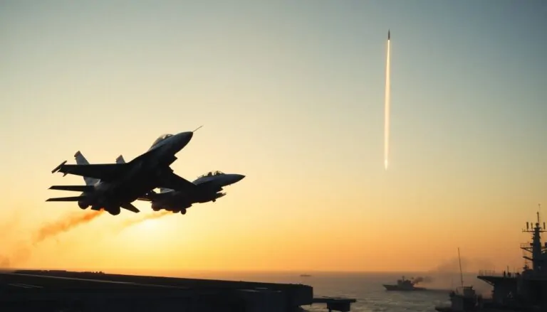 scontri tra iran e stati uniti missili portaerei e basi colpite in medio oriente 1772395297 768x439