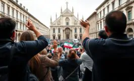 tensione internazionale e manifestazioni milano celebra la morte di khamenei 1772352217 265x160
