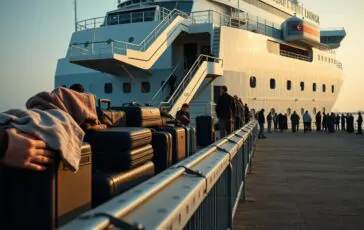 turisti russi intrappolati su una nave a doha caos nei porti del golfo dopo lattacco e la risposta militare 1772716254 364x230