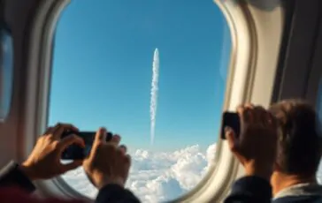 video dallaereo passeggeri osservano un possibile missile in verticale tra le nuvole 1772487591 364x230
