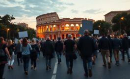 Da presidio a corteo: la Flotilla provoca mobilitazioni a Roma e Bari