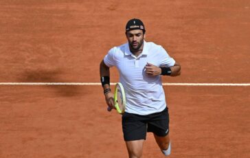 Roland Garros oggi Berrettini Rinderknech Diretta 364x230