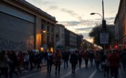Primo Maggio a Torino: tensioni davanti all'ex Askatasuna e bilanci della giornata